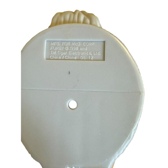 Vintage 1998 McDonalds Happy Meal‎ Toy Light Grey Plastic Furby - Picture 5 of 5